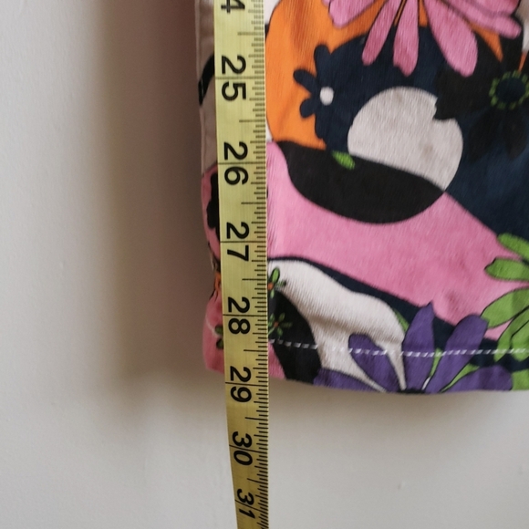 Bdg Size 24 Psychedelic Casual Cowboy Corduroy Pant Trippy Retro 70s Print - Picture 5 of 12